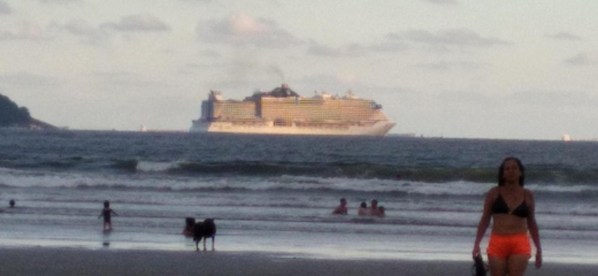 Apartamento Excelente Localizacao O Mar Na Sua Frente Confira São Vicente Exterior foto